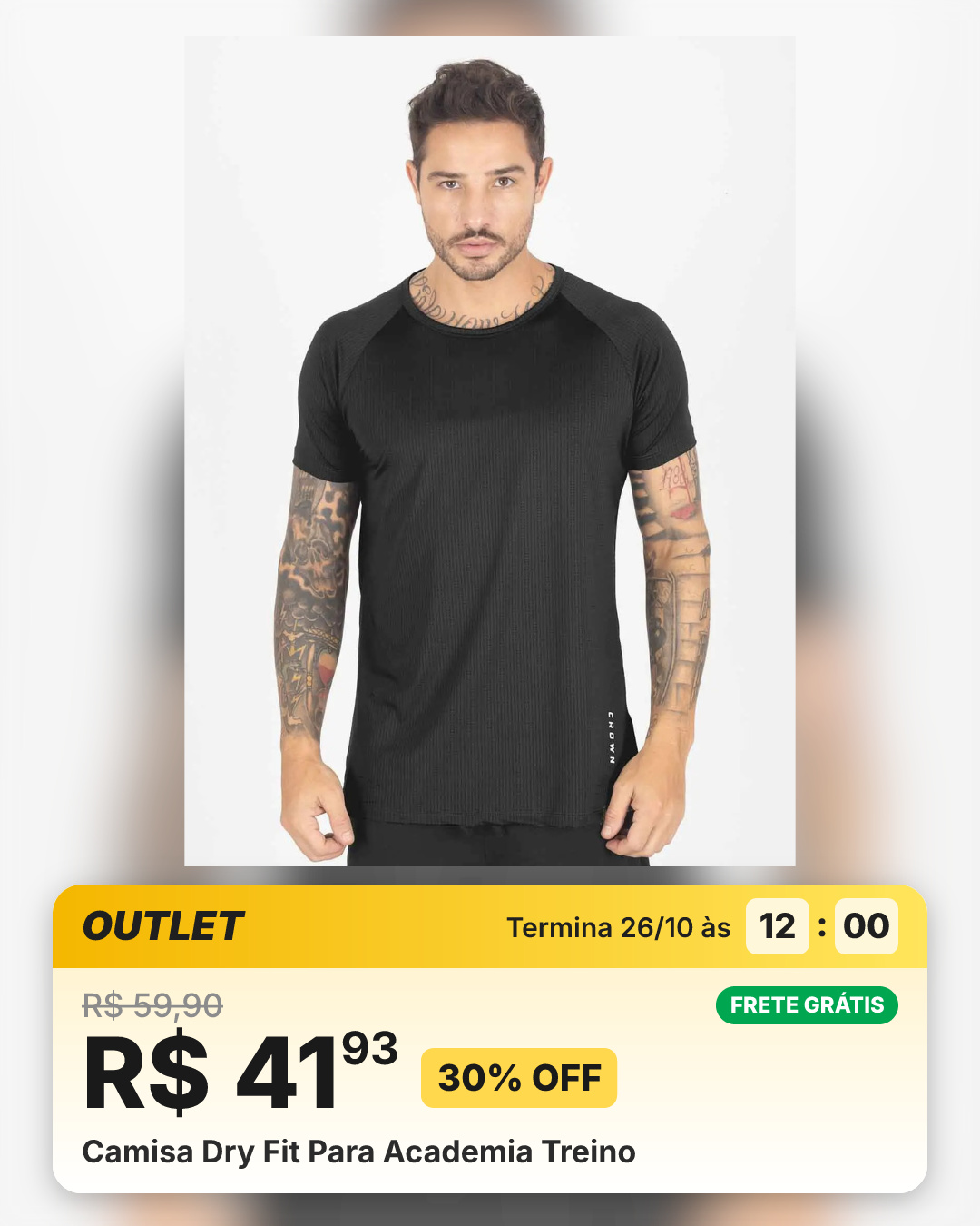 Camisa Dry Fit Para Academia Treino