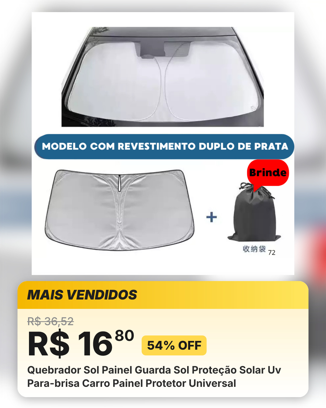 Quebrador Sol Painel Guarda Sol Proteção Solar Uv Para-brisa Carro Painel Protetor Universal