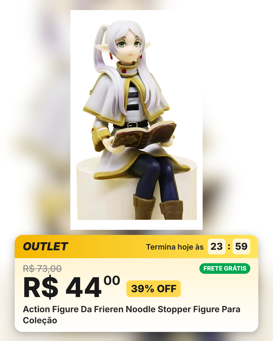 Action Figure Da Frieren Noodle Stopper Figure Para Coleção