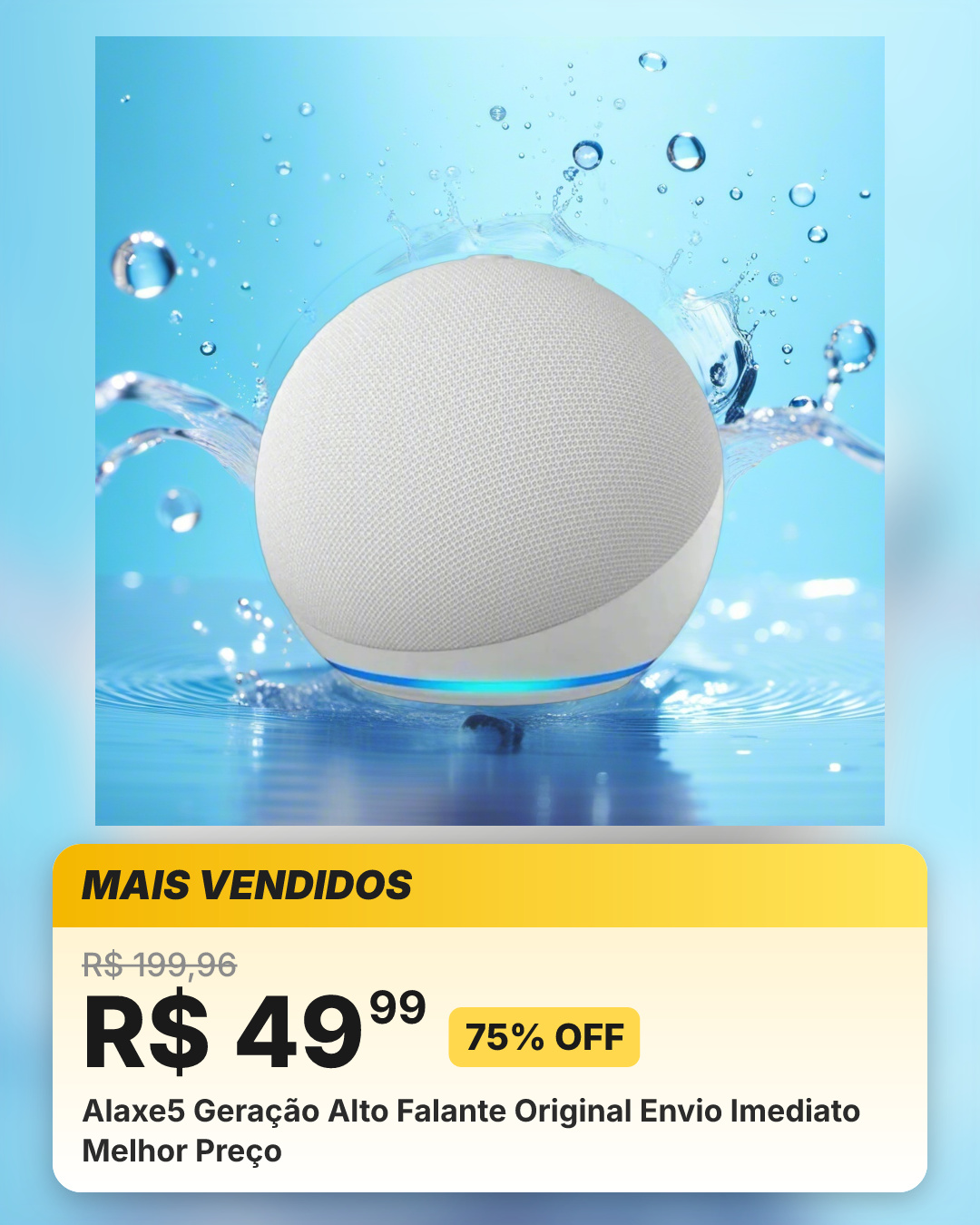 Alaxe5 Geração Alto Falante Original Envio Imediato Melhor Preço