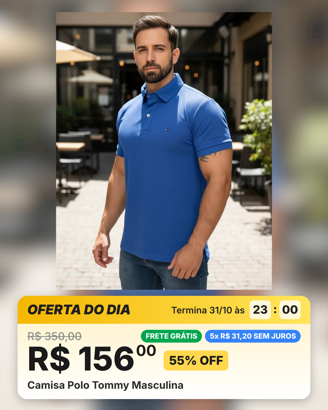 Camisa Polo Tommy Masculina