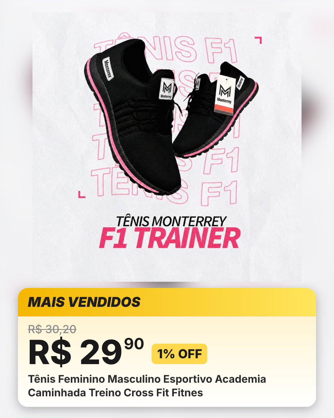 Tênis Feminino Masculino Esportivo Academia Caminhada Treino Cross Fit Fitnes