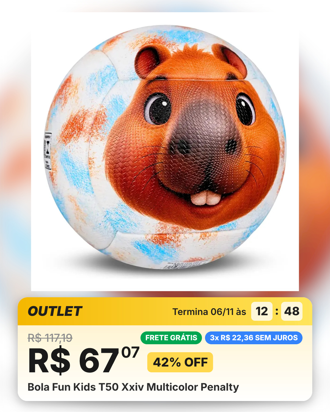 Bola Fun Kids T50 Xxiv Multicolor Penalty