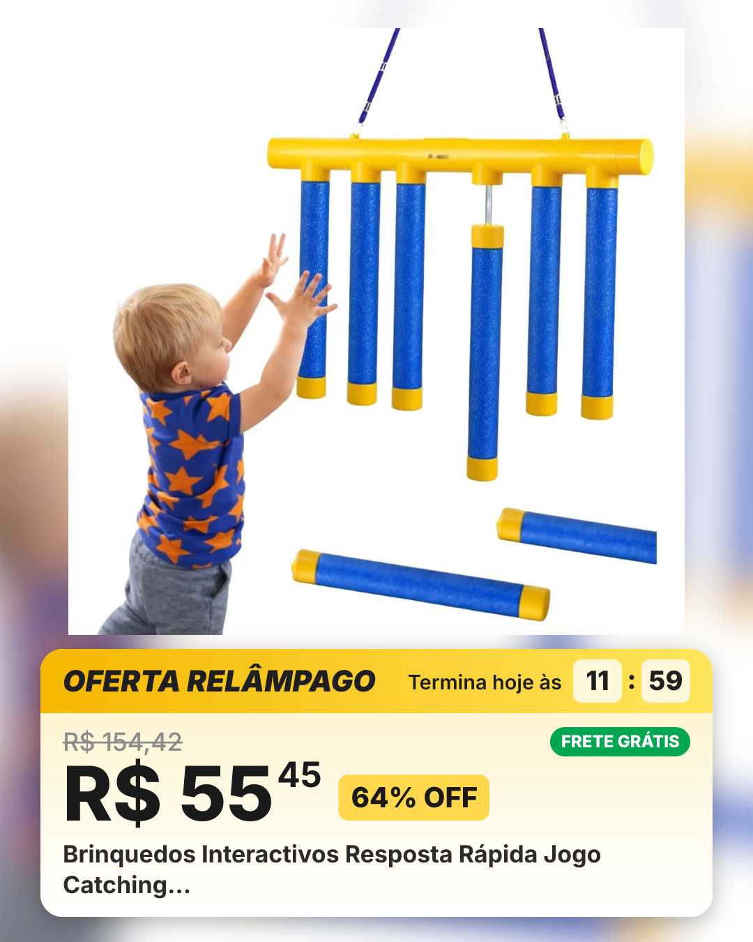 Brinquedos Interactivos Resposta Rápida Jogo Catching…