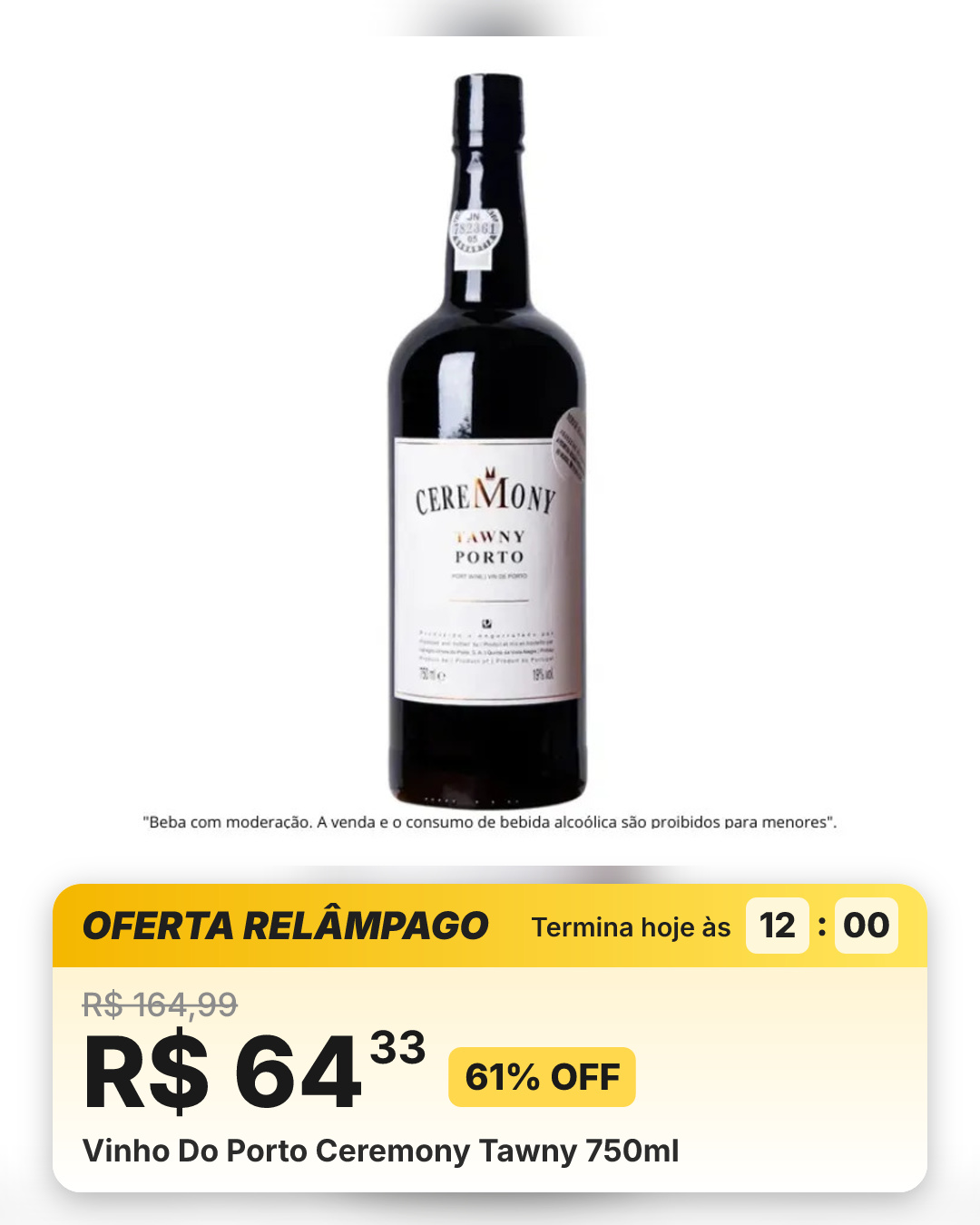 Vinho Do Porto Ceremony Tawny 750ml