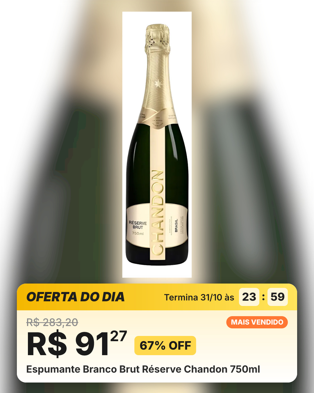 Espumante Branco Brut Réserve Chandon 750ml