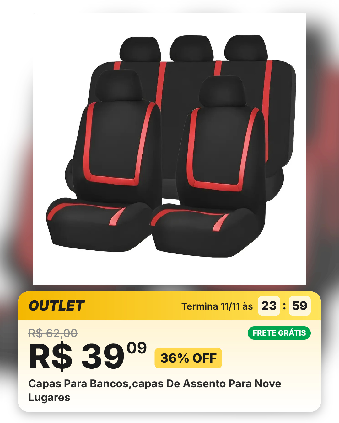 Capas Para Bancos,capas De Assento Para Nove Lugares