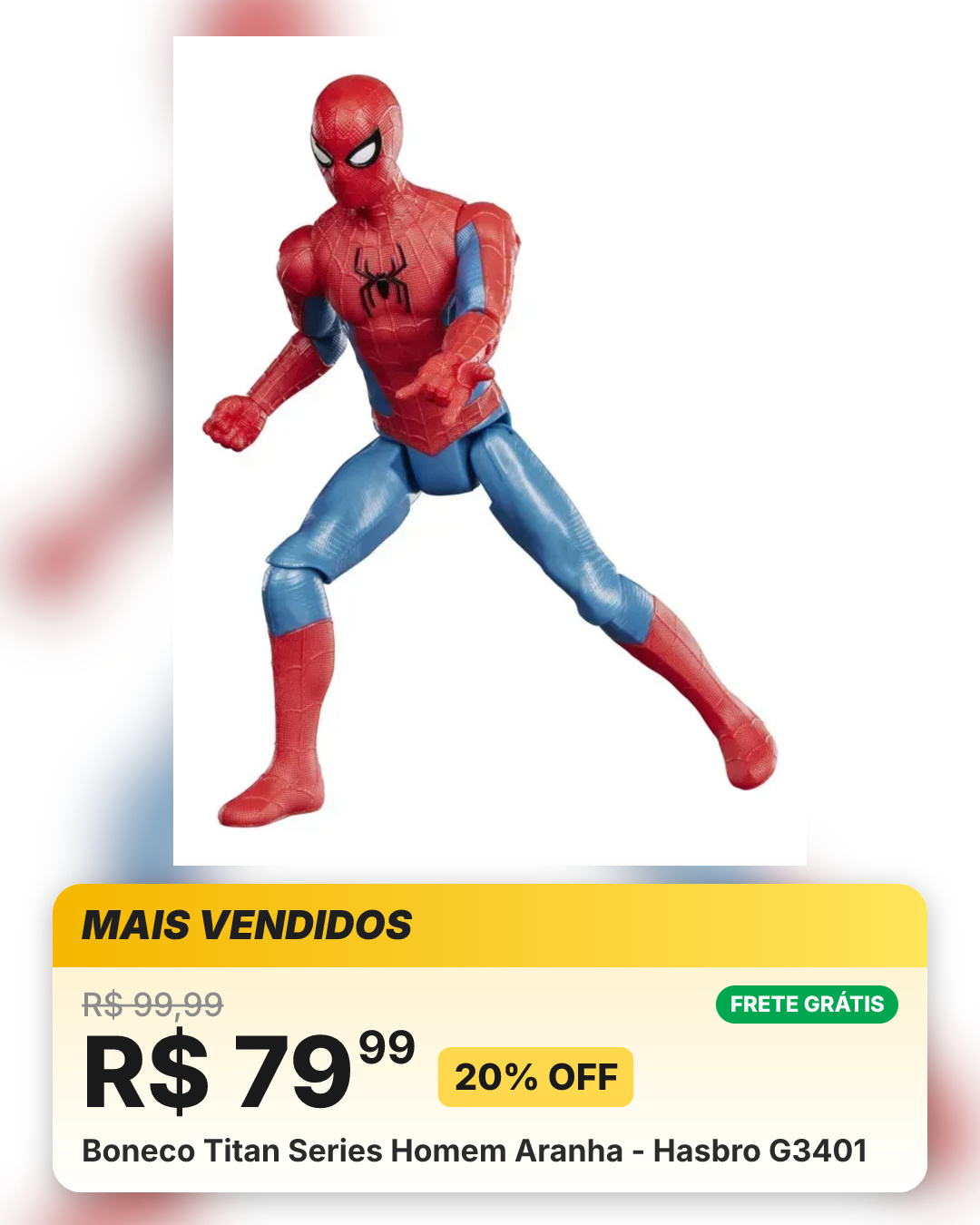 Boneco Titan Series Homem Aranha - Hasbro G3401