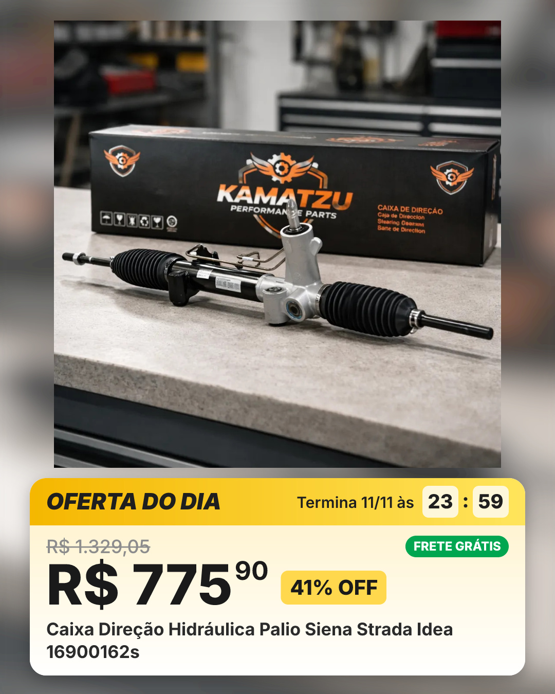 Caixa Direção Hidráulica Palio Siena Strada Idea 16900162s