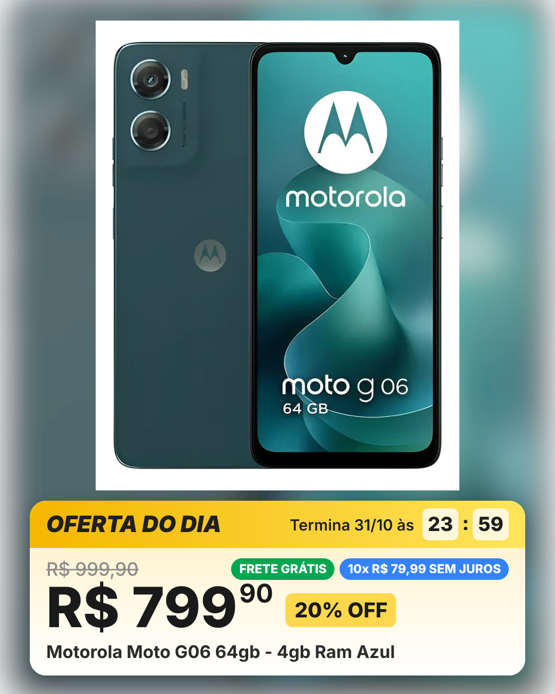 Motorola Moto G06 64gb - 4gb Ram Azul