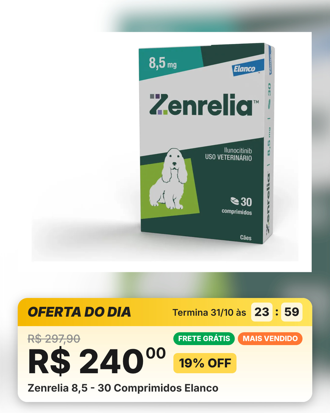 Zenrelia 8,5 - 30 Comprimidos Elanco