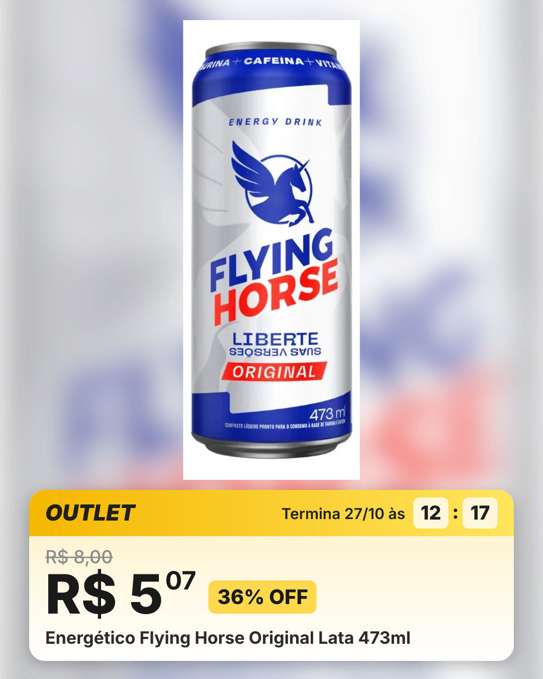 Energético Flying Horse Original Lata 473ml