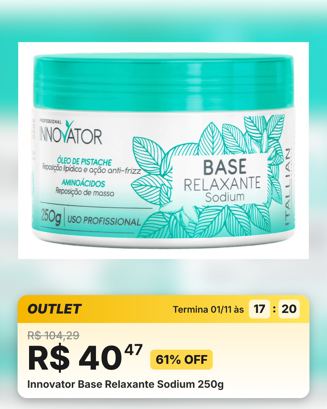 Innovator Base Relaxante Sodium 250g
