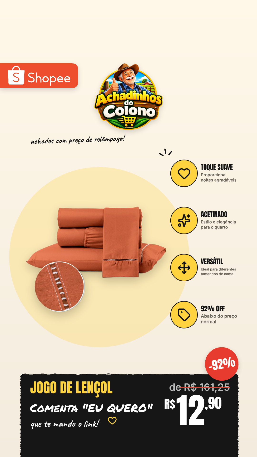 Jogo de Lençol 400 fios Toque Suave e Acetinado Berço Solteiro Casal Queen King 02 e 03 Peças