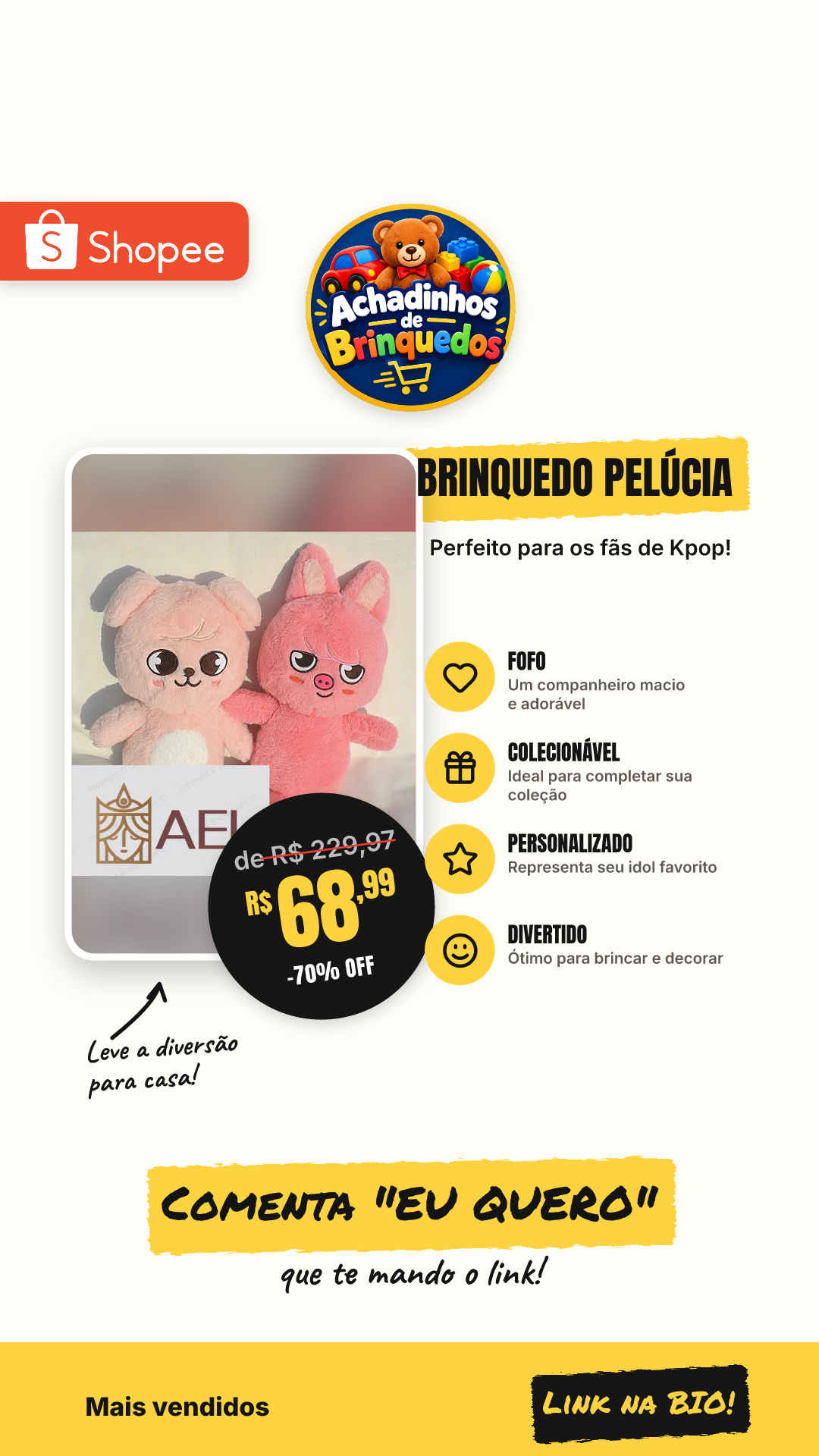 50cm Kpop Idol Stray Kids Skzoo FM JINRET BBOKARI Brinquedo De Pelúcia SKZ BANGCHAN FELIX Boneca Presentes