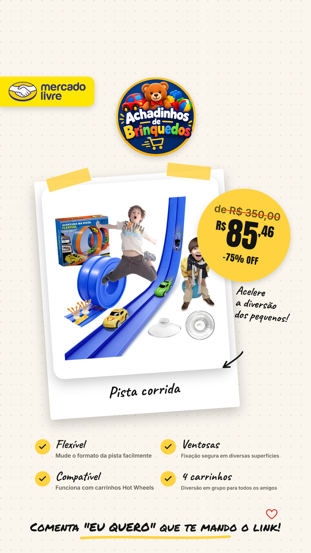 Flextrack Pista Corrida Flexível Para Crianças Com 4 Ventosas Y 4 Carrinhos,presente Compatível Com Hot Wheels Azul